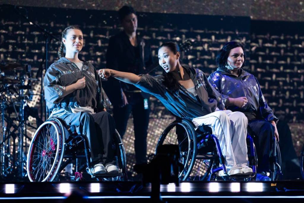 Propel Dance performing on Channel 4 for Paralympic Homecoming, Birmingham, UK - 13 September 2024