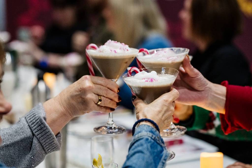 Hot chocolate cocktails at Good Food Show 2025