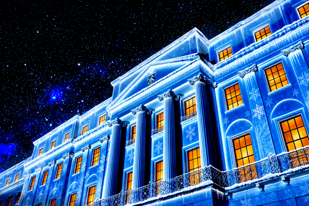 cheltenham-christmas-projection---a-cheltenham-christmas--from-snow-to-starlight---municipal-office-projection_55614859635_o