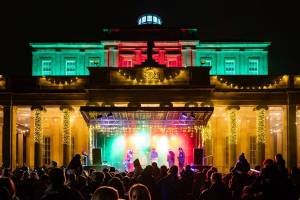 Less than an hour from Birmingham, the historic Cotswolds spa town of Cheltenham is hosting over 90 festive events this winter—including a spectacular free new light projection show