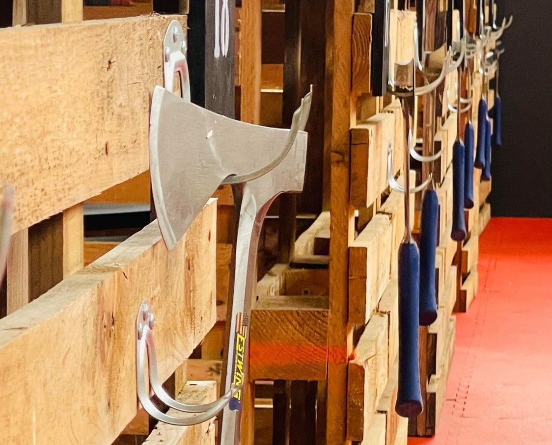 Lumber Punks AxeThrowing Venue In Brisbane's West End