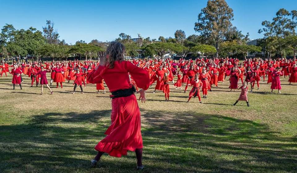 This massive, one-day-only event in Brisbane has hundreds of people recreating an iconic music video