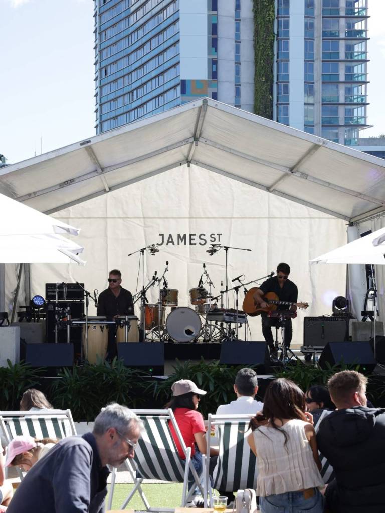 james st food + wine trail live music