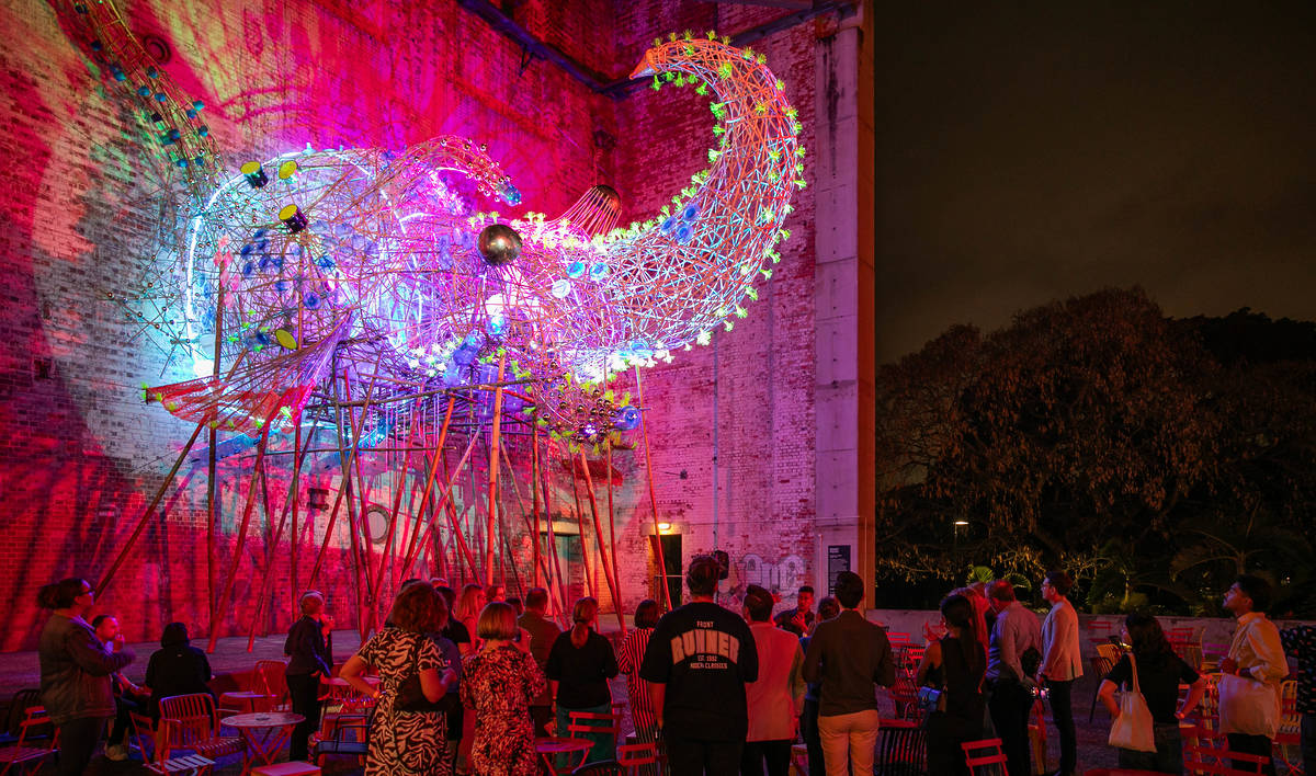 brisbane powerhouse night feast art installation leroy new