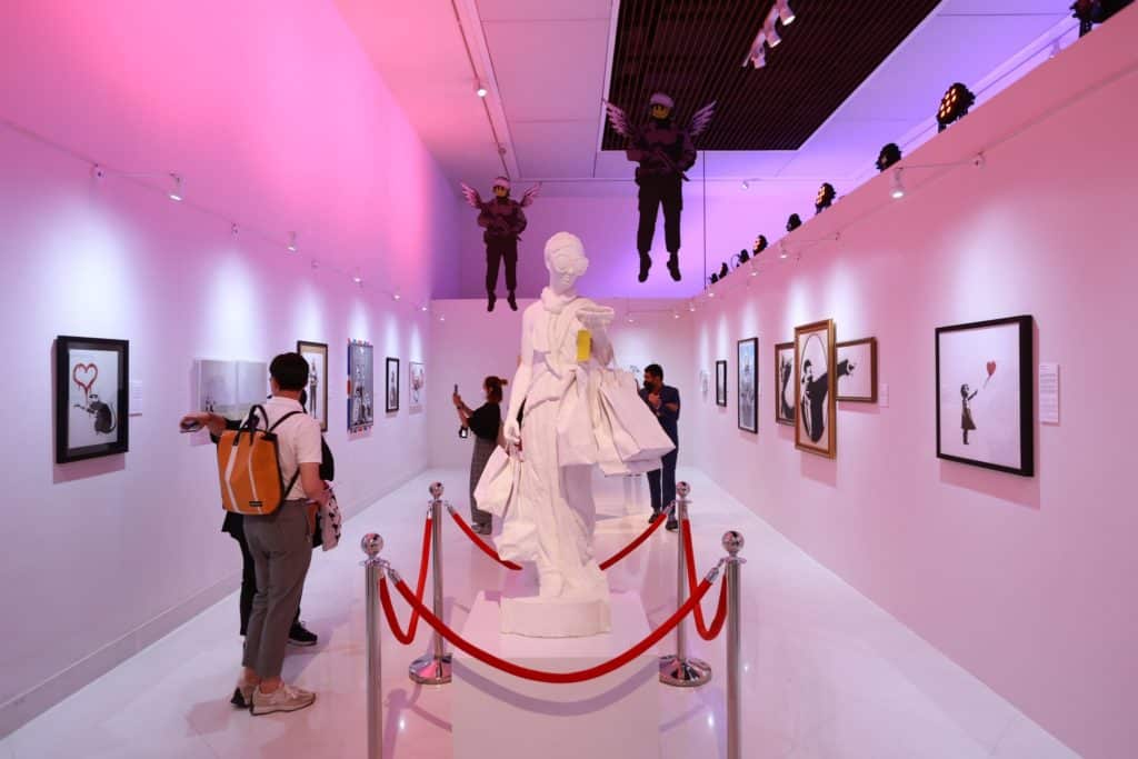 Inside the Banksy art exhibition