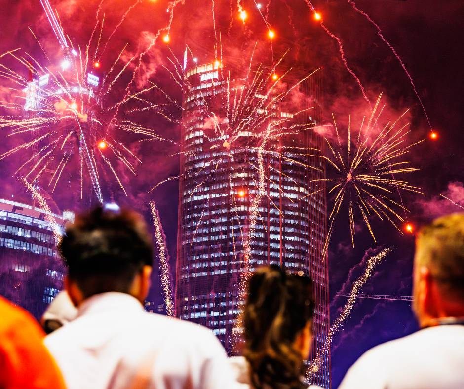 nye fireworks south bank 2025