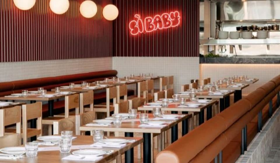 A Neon-Lit Italian Restaurant Has Opened Up On The Waterfront In Newport