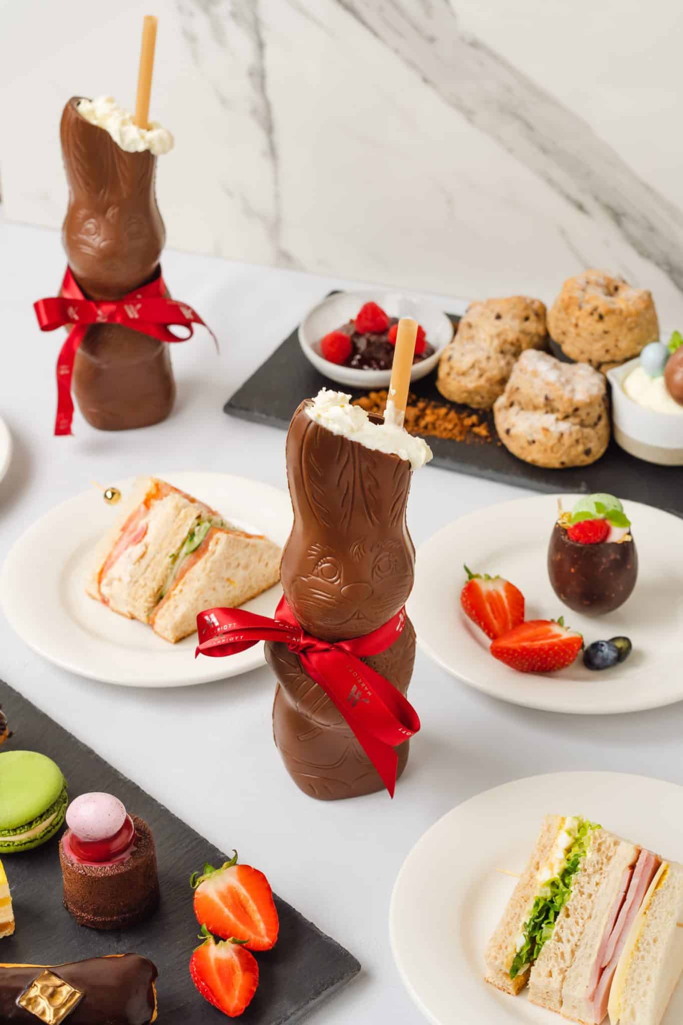 Brisbane Marriott's Easter High Tea Has Chocolate Bunny Cocktails