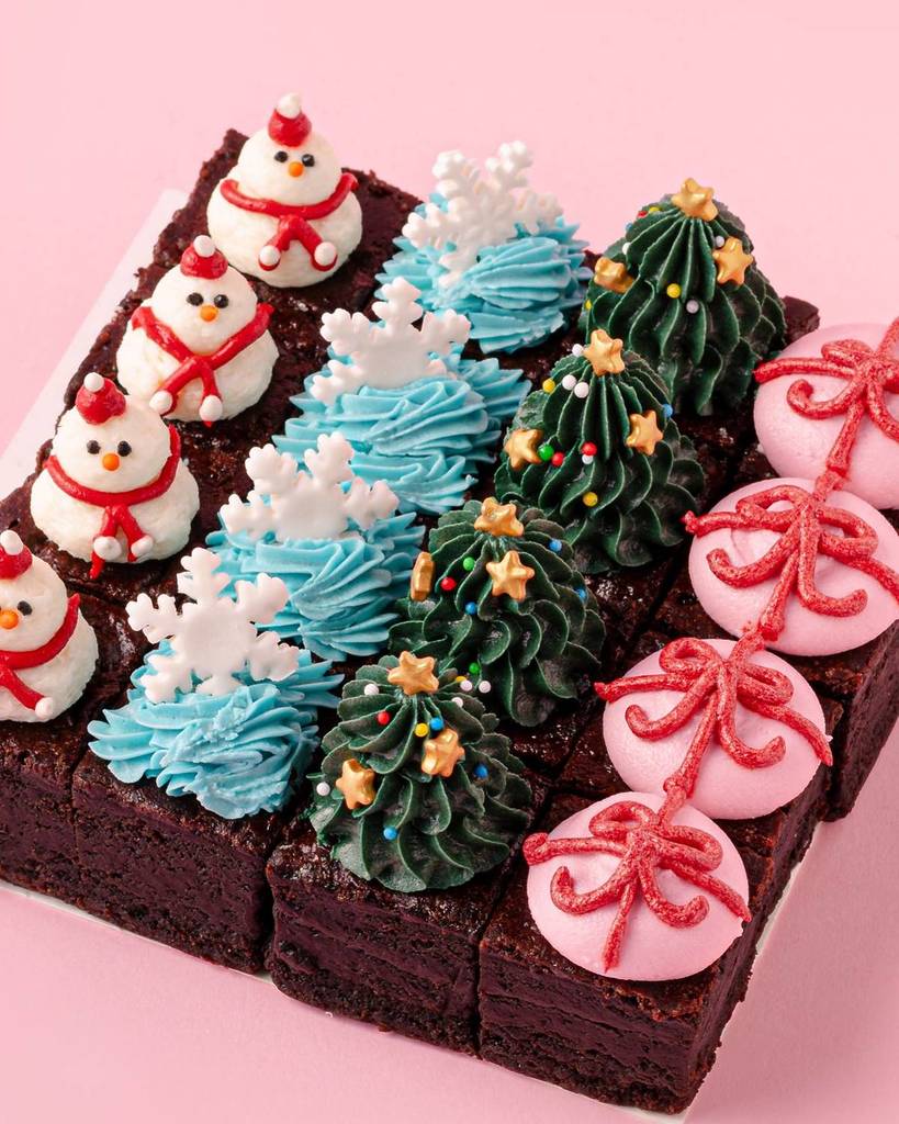 veganyumm christmas brownies