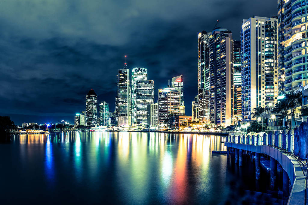 brisbane river night