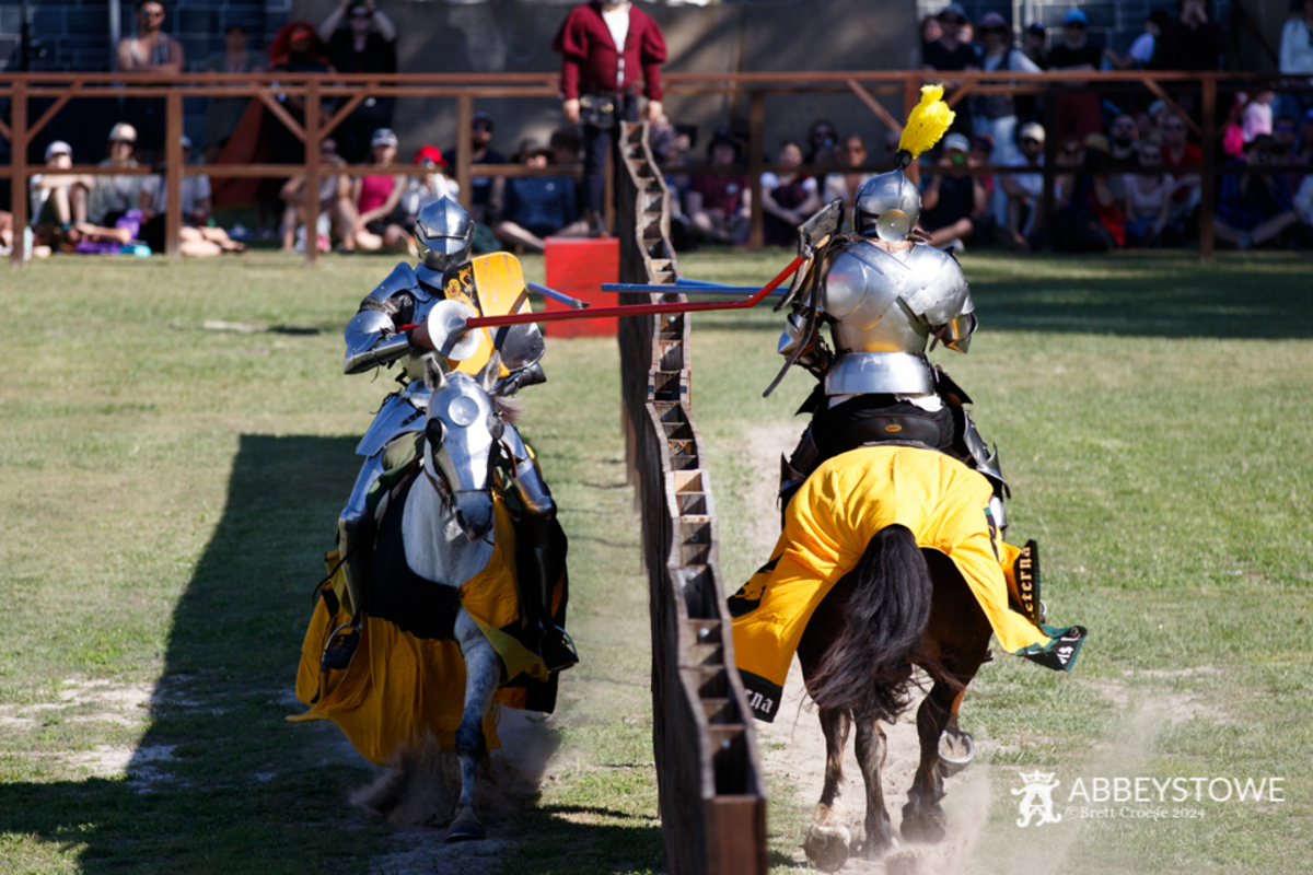 abbey medieval festival joust
