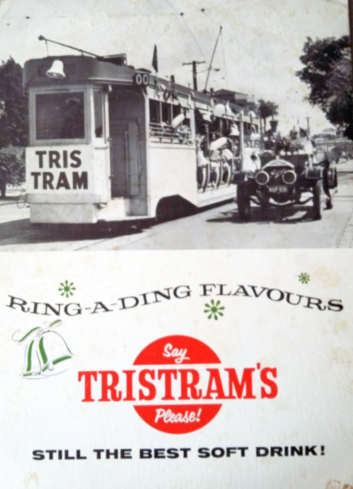 vintage ad tram
