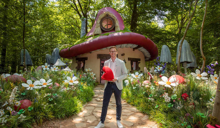 Live Like A Smurf For A Day At This Adorable Mushroom House On Airbnb