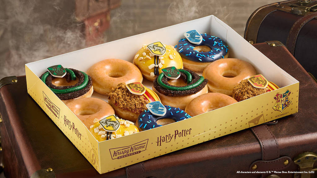 harry potter krispy kreme hogwarts house doughnuts