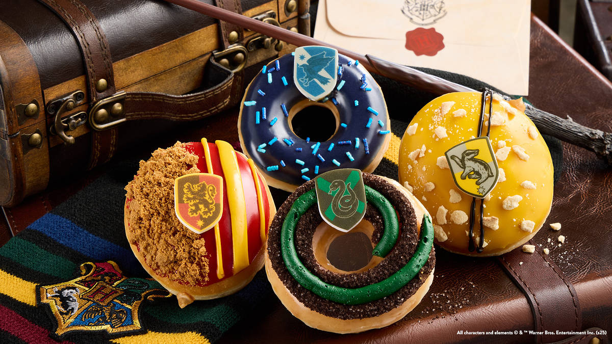 harry potter krispy kreme hogwarts house doughnuts