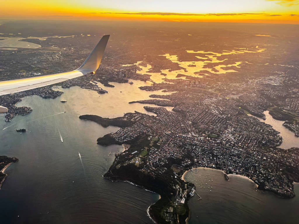 jetstar sale plane flying over australia