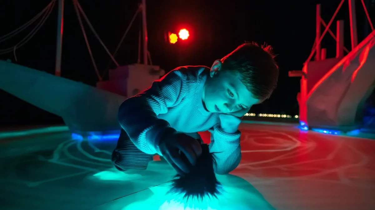sea of light queensland museum kurilpa brisbane festival