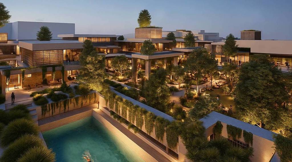 north lakes town precinct centre moreton bay render