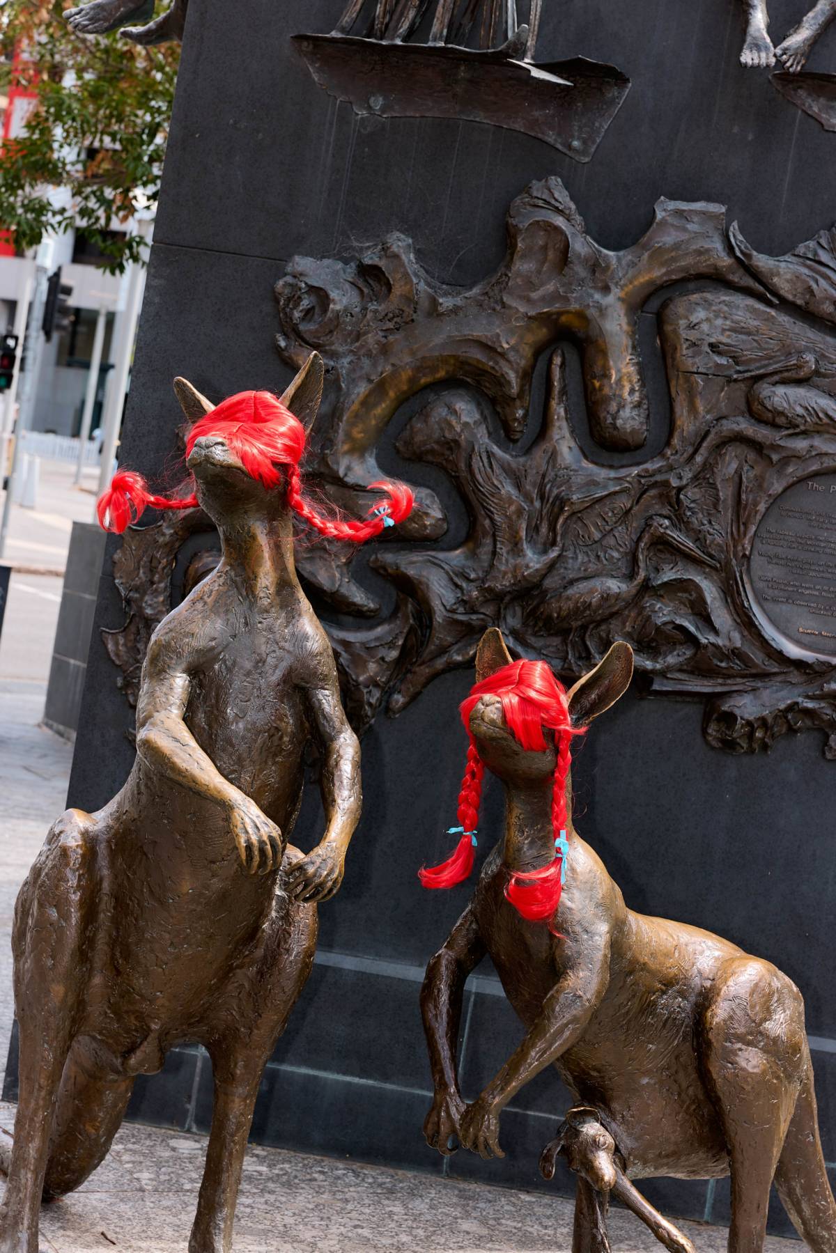 wendys redhead statue flagship opening brisbane