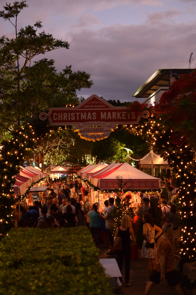 christmas market south bank brisbane
