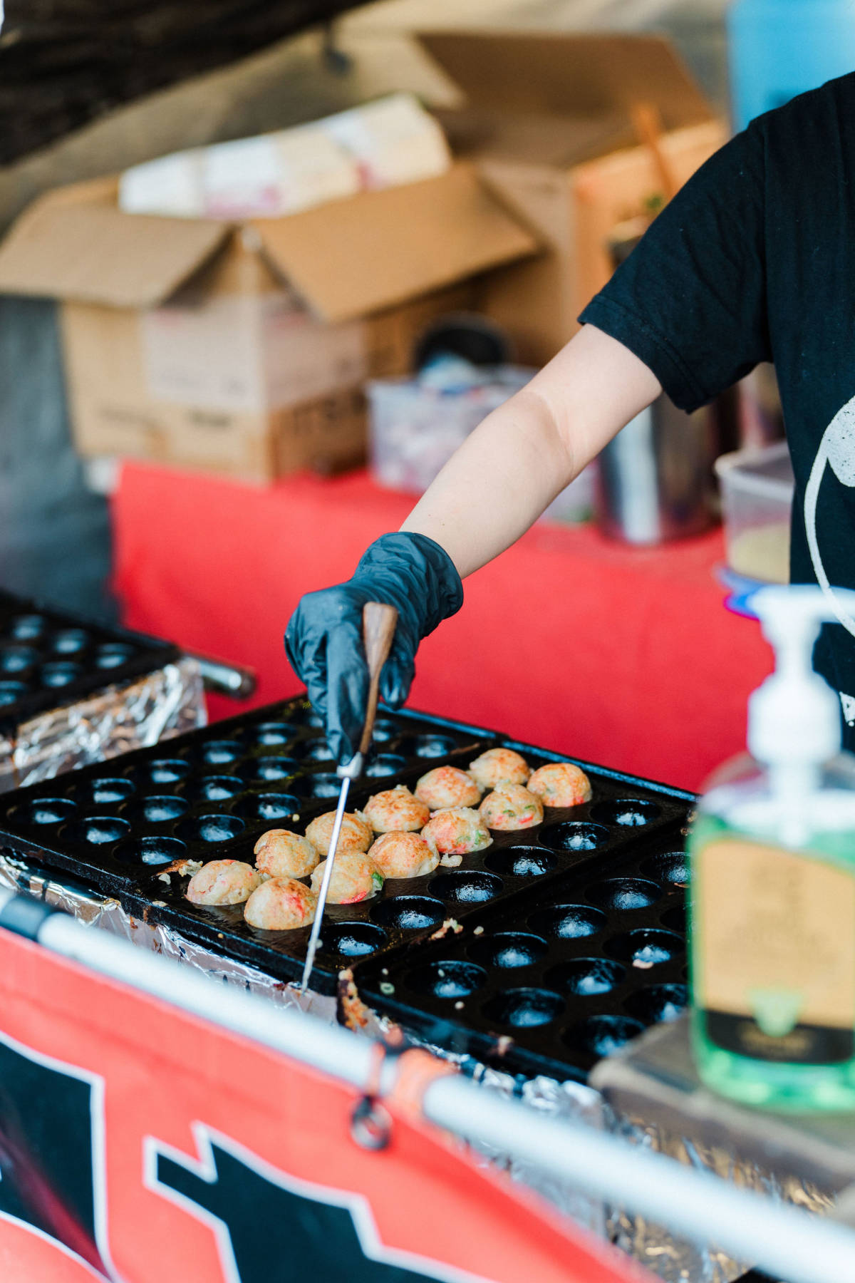 hota twilight christmas markets takoyaki