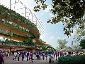 The Design For The Controversial Olympic Stadium Has Been Unveiled