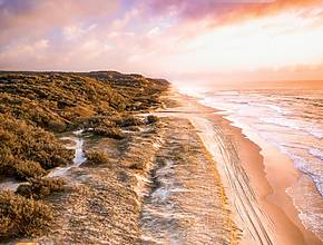 This Hidden Beach Highway Near Brisbane Is Home To A Shipwreck, Freshwater Pools & More