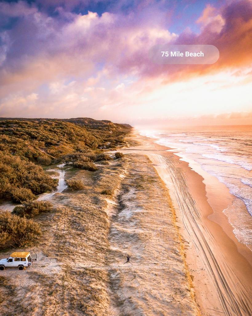 seventy five mile beach kgari fraser tours