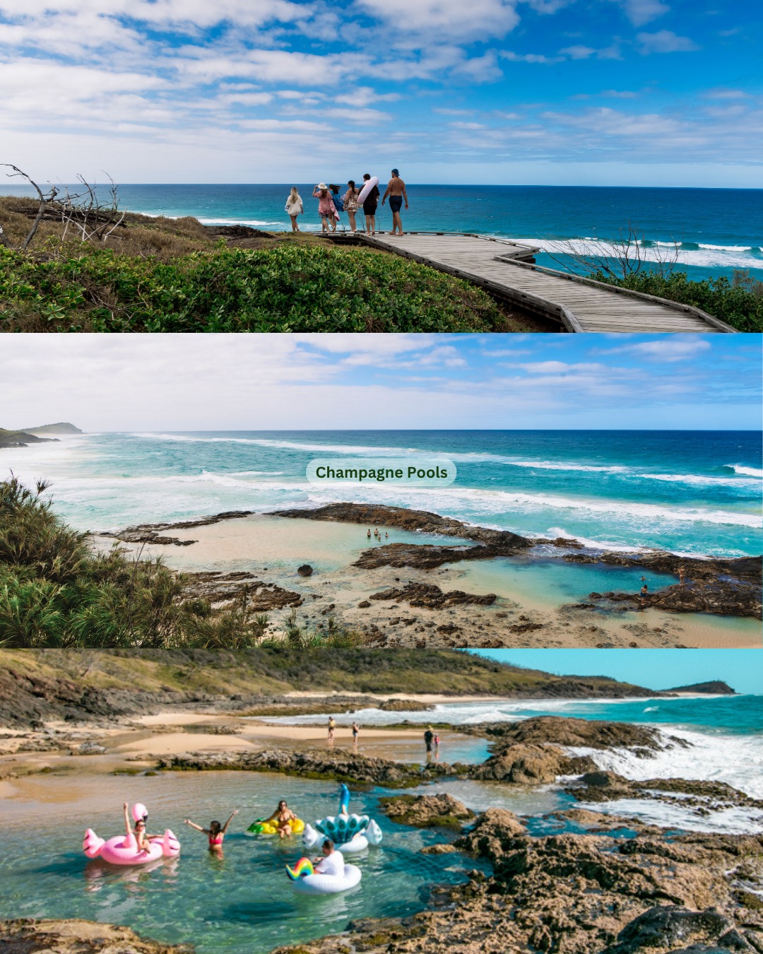 seventy five mile beach champagne pools kgari fraser tours