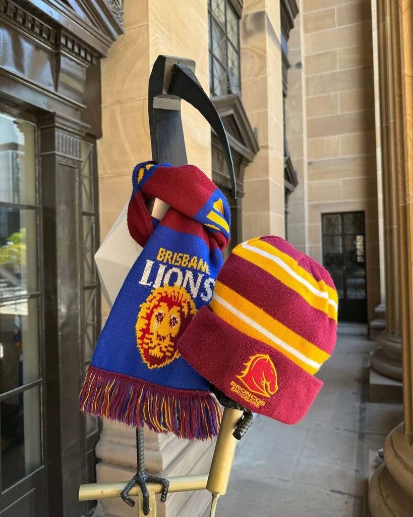 binny brisbane lions bin chicken sethius art
