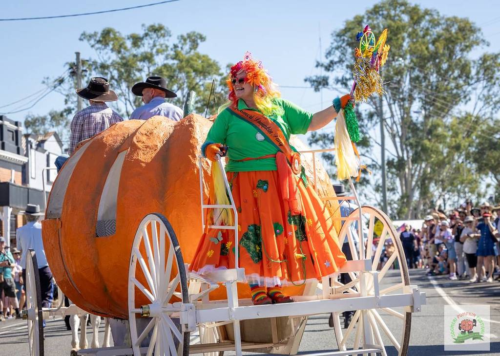 Goomeri Pumpkin Festival parade float