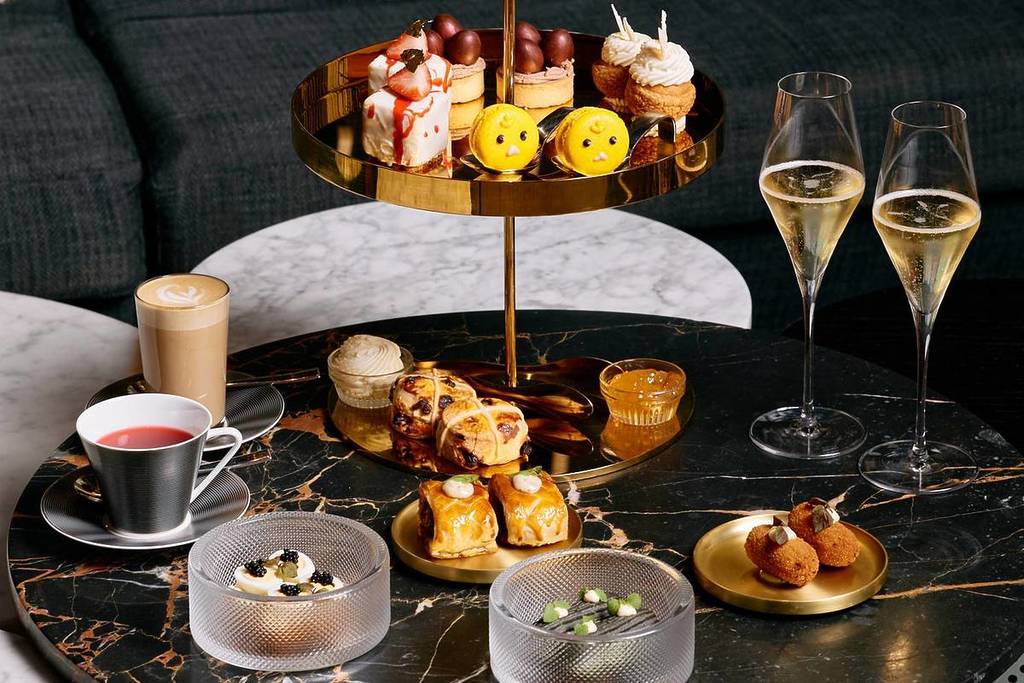 living room bar easter high tea