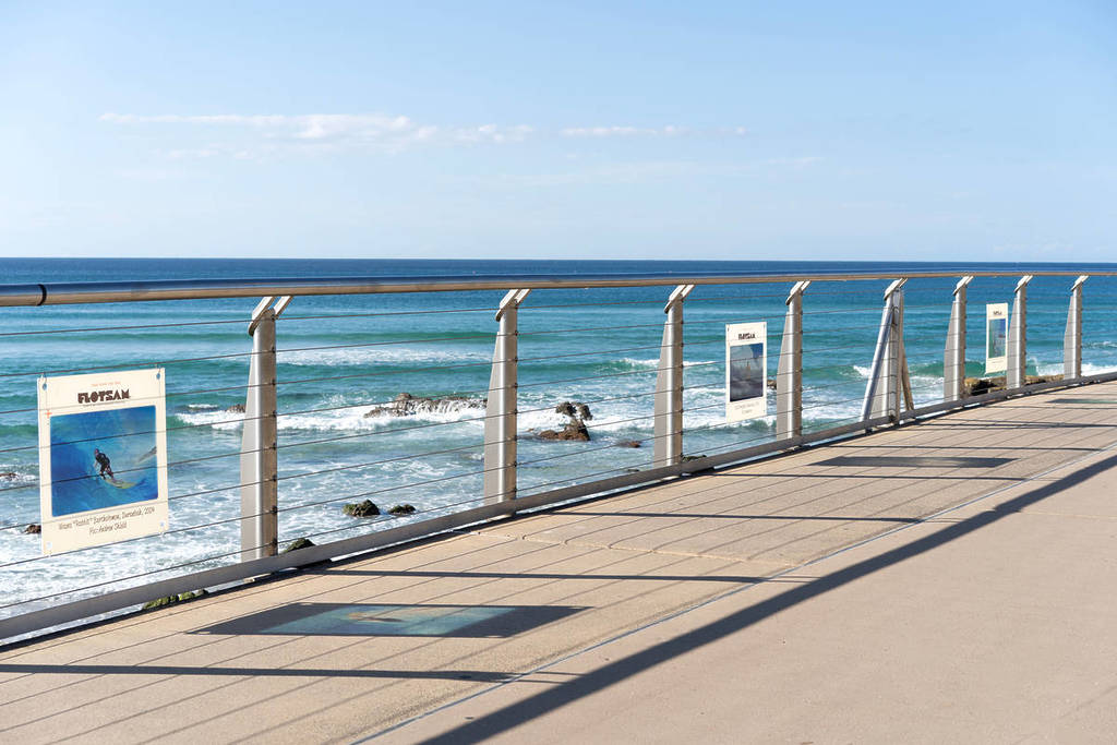 flotsam festival surf photography outdoor exhibition