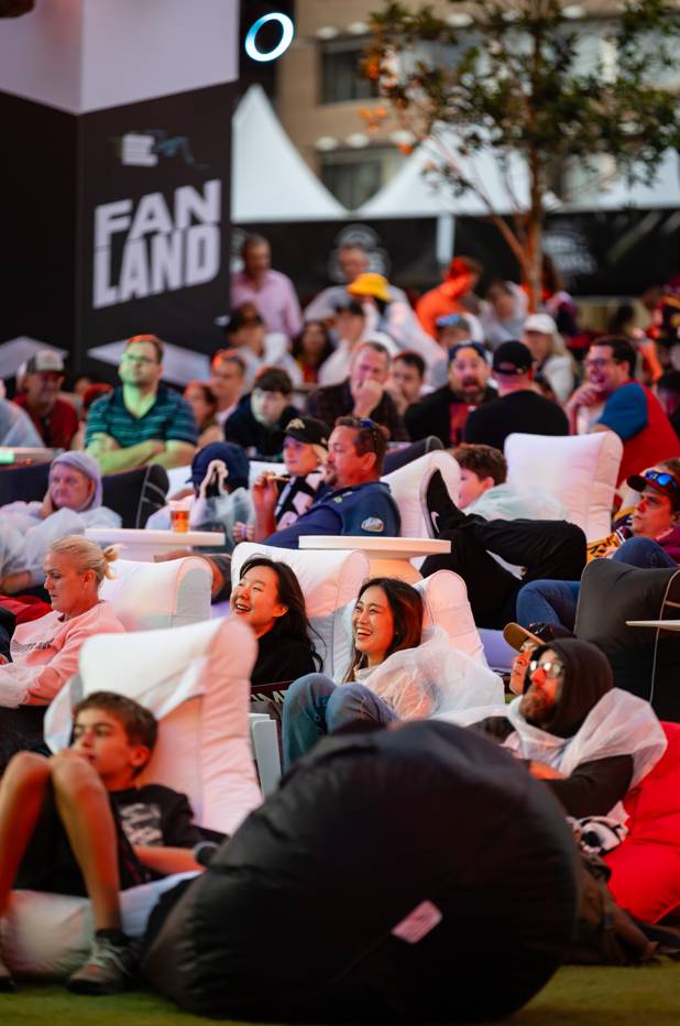 nrl magic round fan land 2026 leisure deck queens wharf outdoor screen