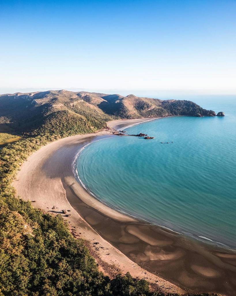 beachcomber cove aerial view
