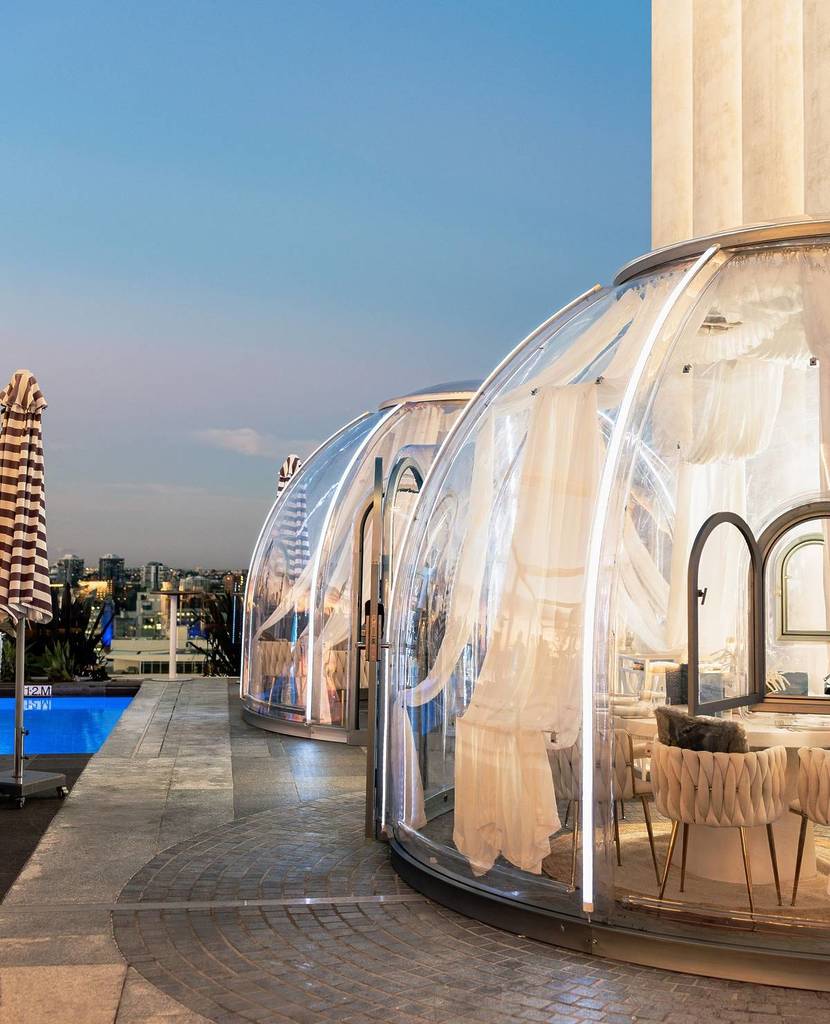 lina rooftop igloos