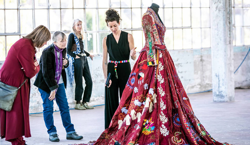 You can gaze upon a Guinness World Record-winning dress with 1.5 billion stitches at this free Museum of Brisbane exhibition