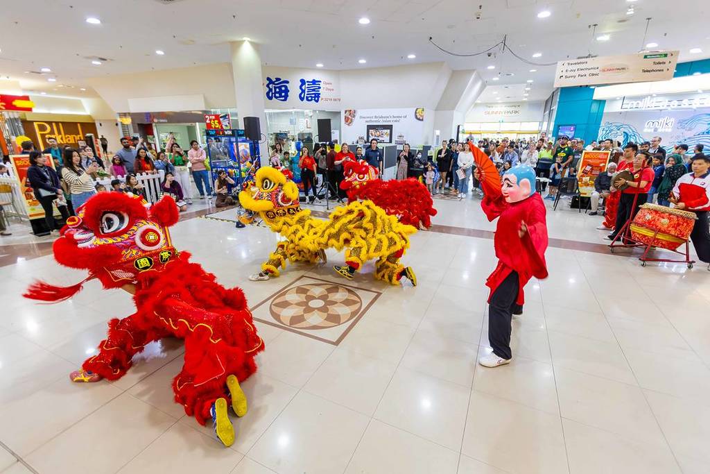 sunnybank food trail lion dance