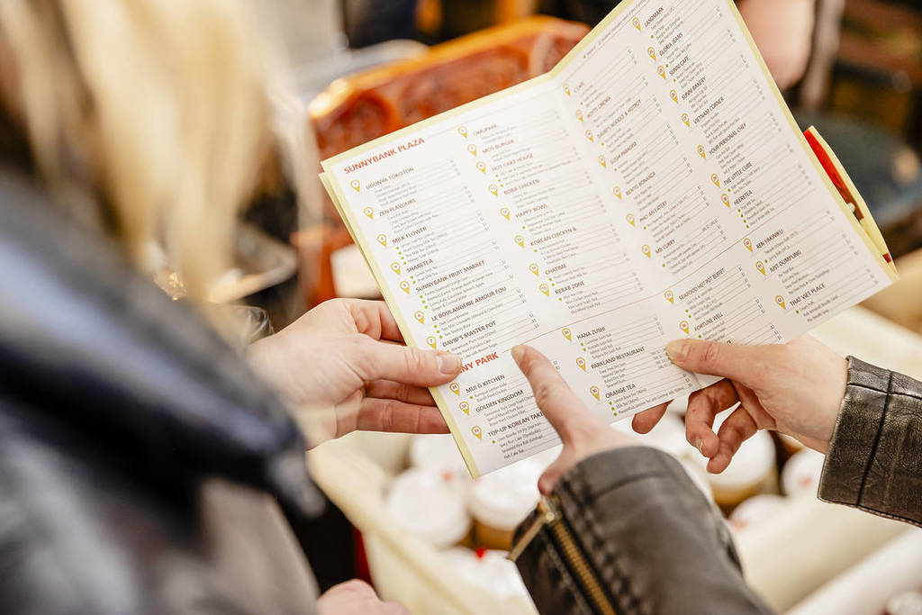 sunnybank food trail menu map