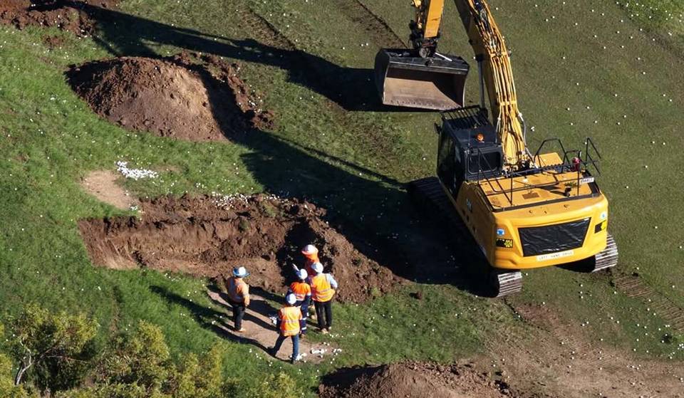 Brisbane Stadium construction is officially underway at Victoria Park despite protests