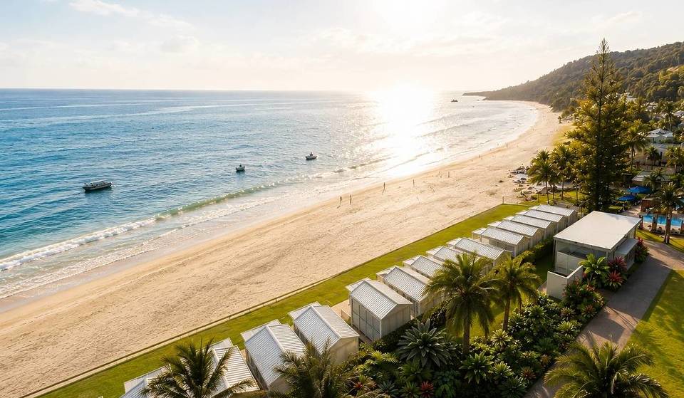 Forget the Caribbean: Australia’s first year-round beachfront cabana club is coming to Queensland — with 20 private cabanas and seating for up to 8 people