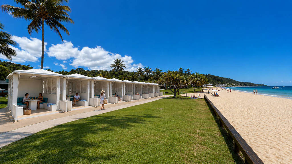 tangalooma dunes beach cabanas moreton bay