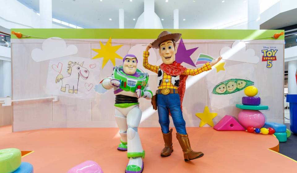 These school holidays, Westfield is launching Toy Story 5 hubs with free LEGO play zones, character meet-and-greets, and more