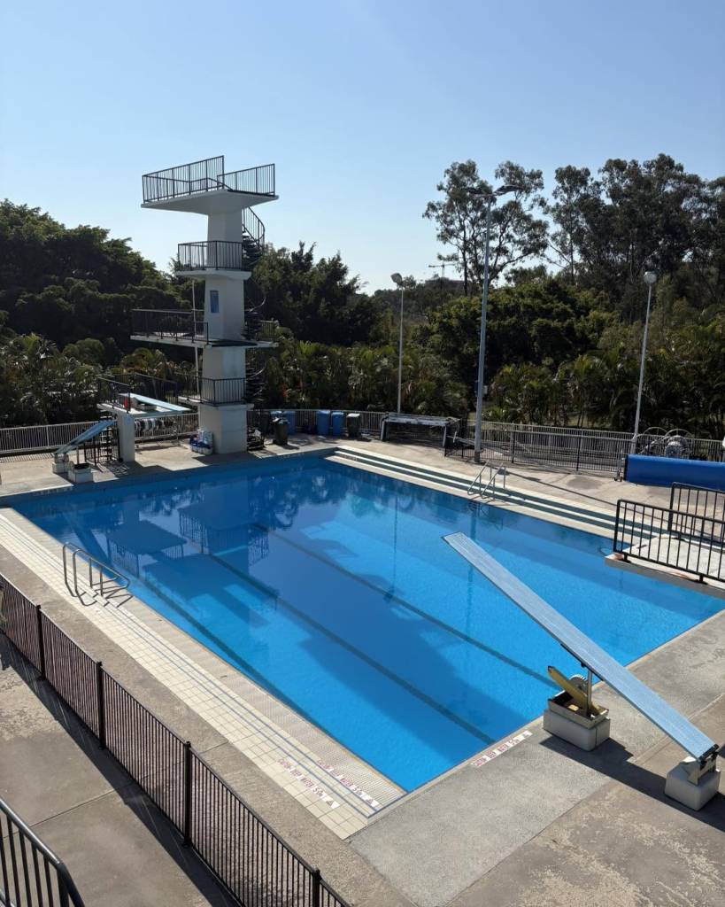 centenary pool diving tower