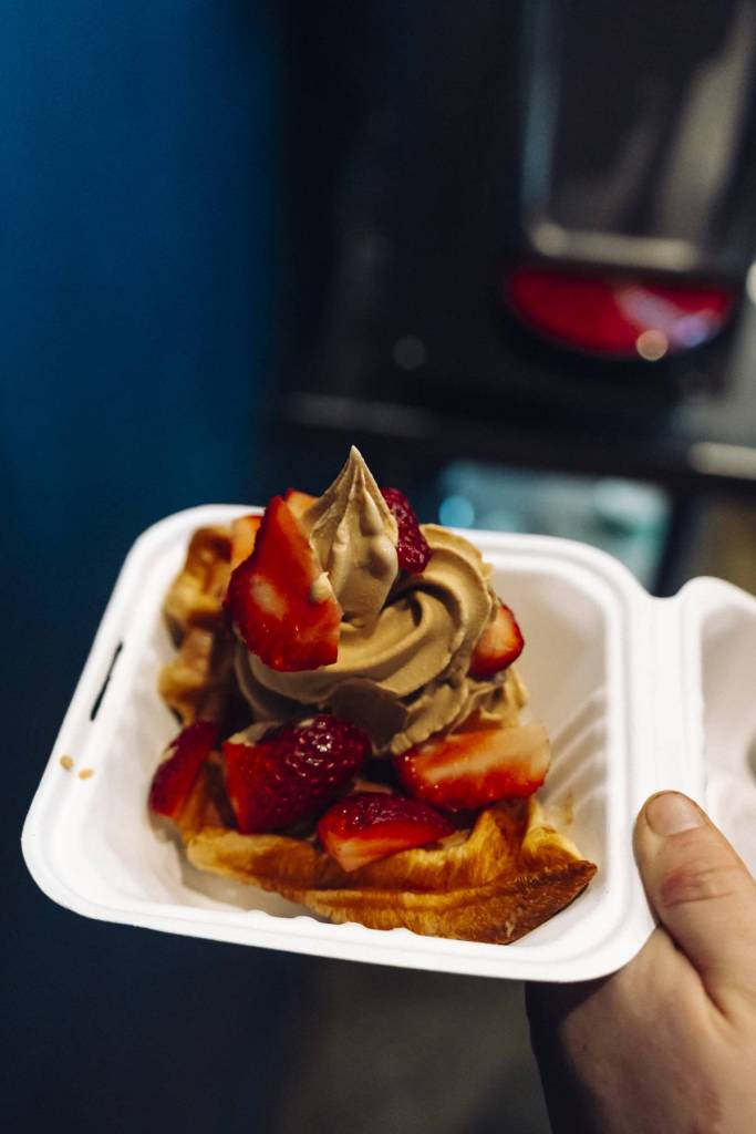 passport specialty coffee annual filter fest croffle with cold brew soft serve