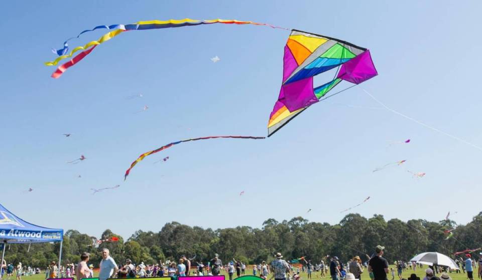 Brisbane’s spectacular kite festival is returning to Tingalpa this Sunday with free entry, gourmet food stalls, and family activities