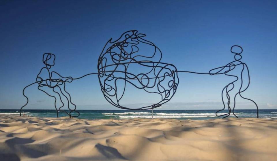 This free sculpture festival on Currumbin Beach features 100+ large-scale works, beachside sound baths, and a masquerade party only an hour from Brisbane