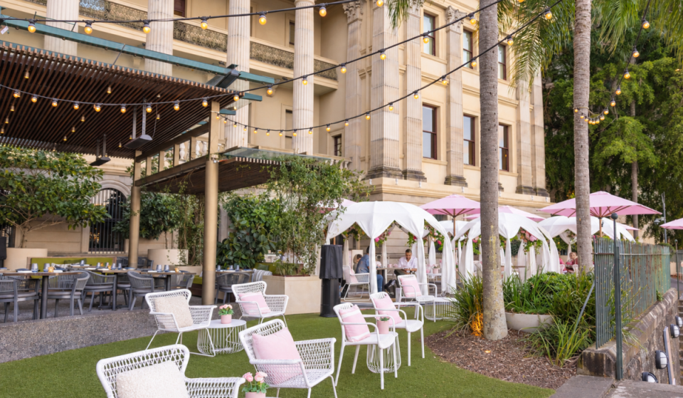 Forget standard afternoon tea: This Brisbane waterside venue is launching lush spring domes with free-flowing rosé and gourmet bites