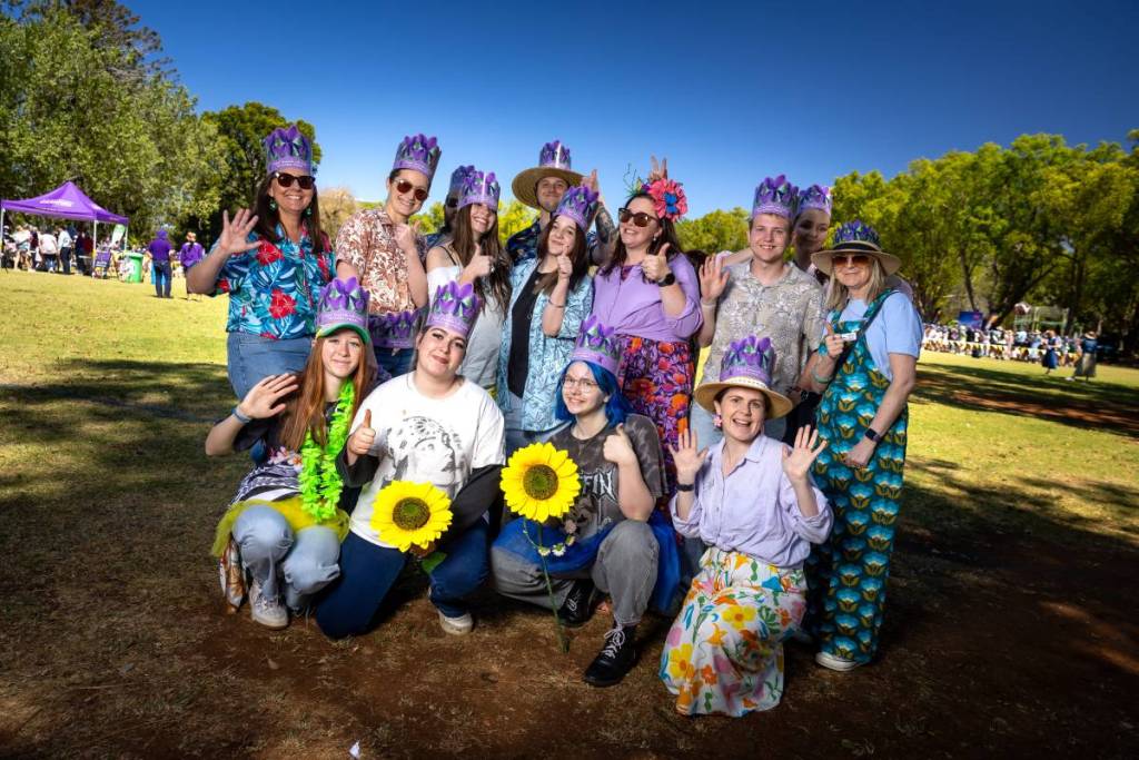 toowoomba floral Friday violet world record