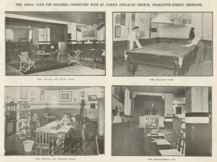the anzac club st lukes church pancake manor brisbane